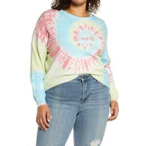 NWT BlankNYC Tie Dye Sweatshirt in Good Days 3X